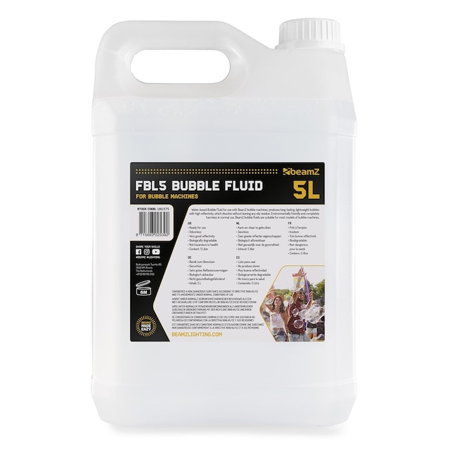 BeamZ FBL5 Bubbel vätska, 5L