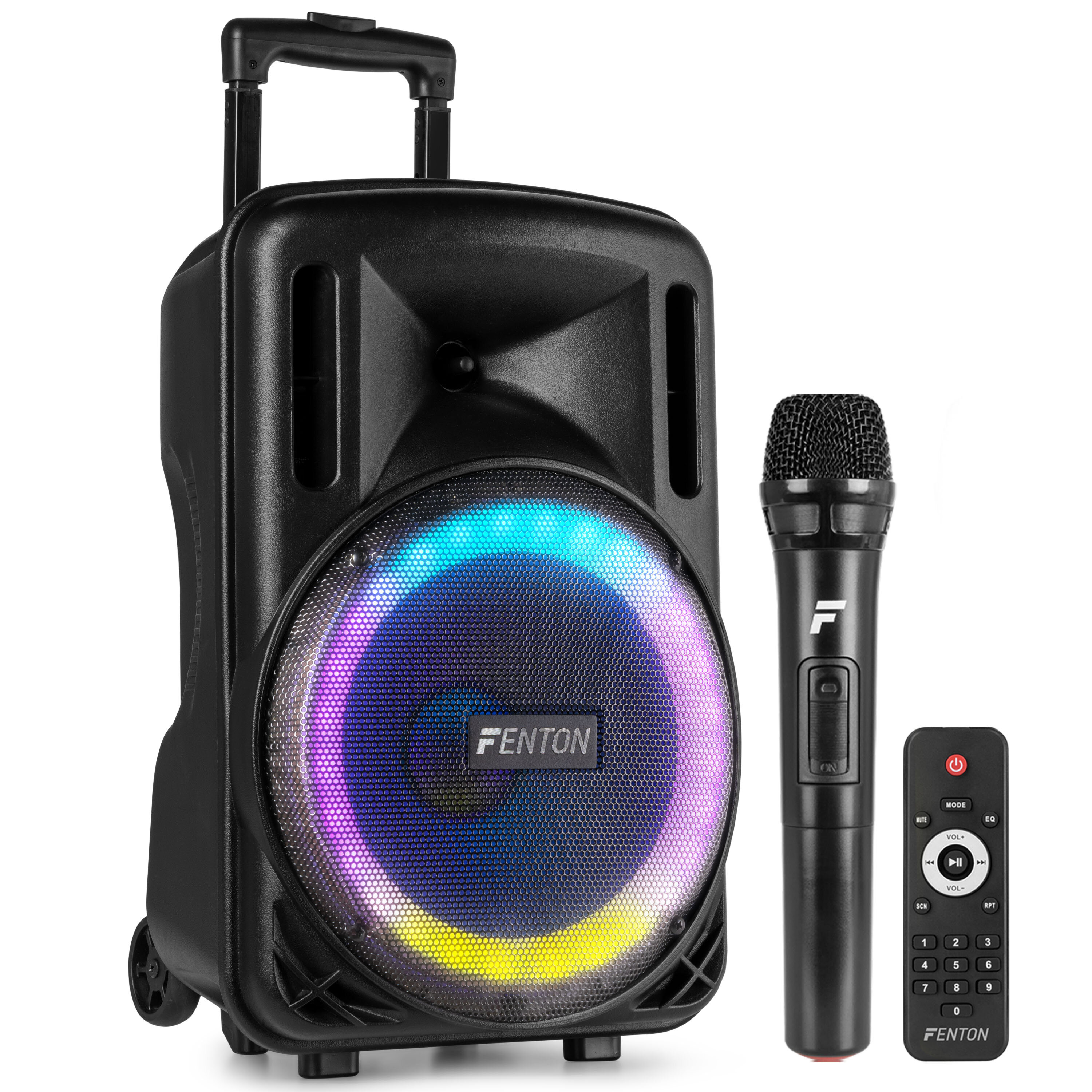 Fenton FT10LED MK2 Bärbart Ljudsystem 10" 450W peak effekt
