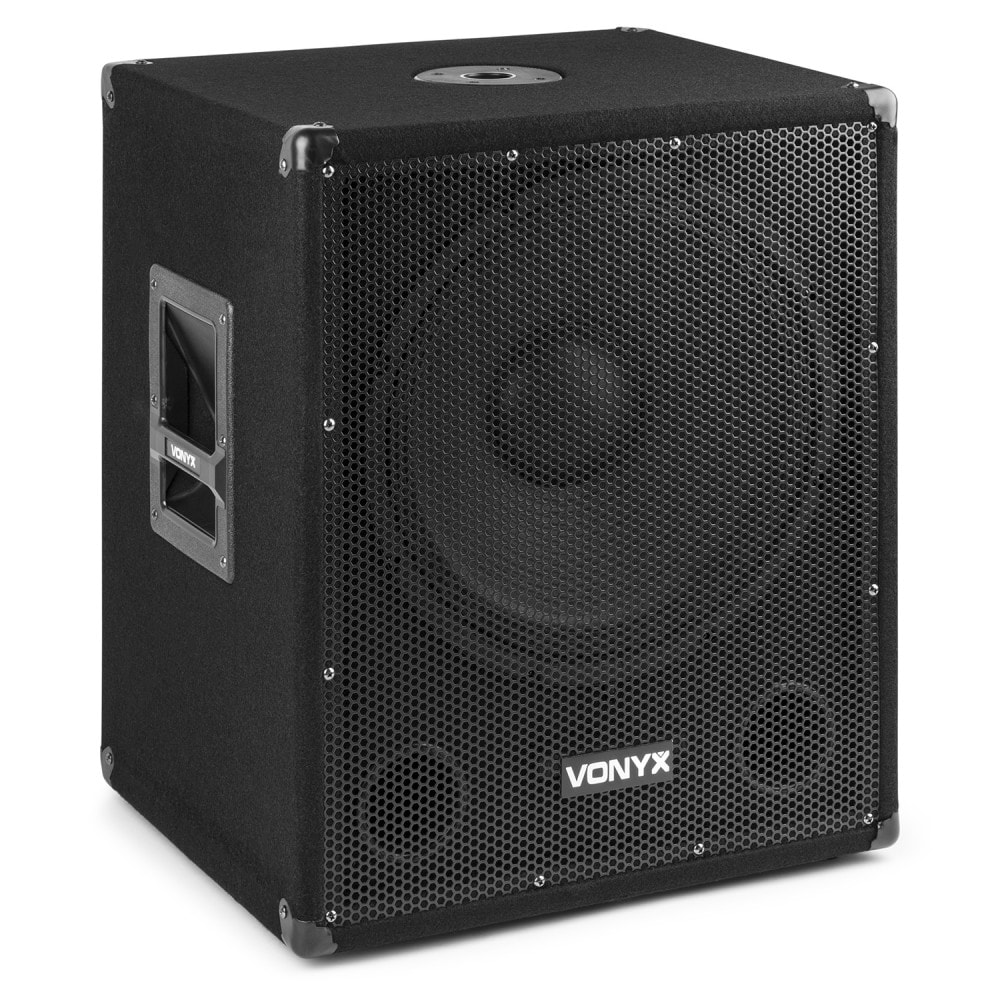 Vonyx SMWBA15MP3, 2 x Slutsteg, 15", 600W Peak effekt