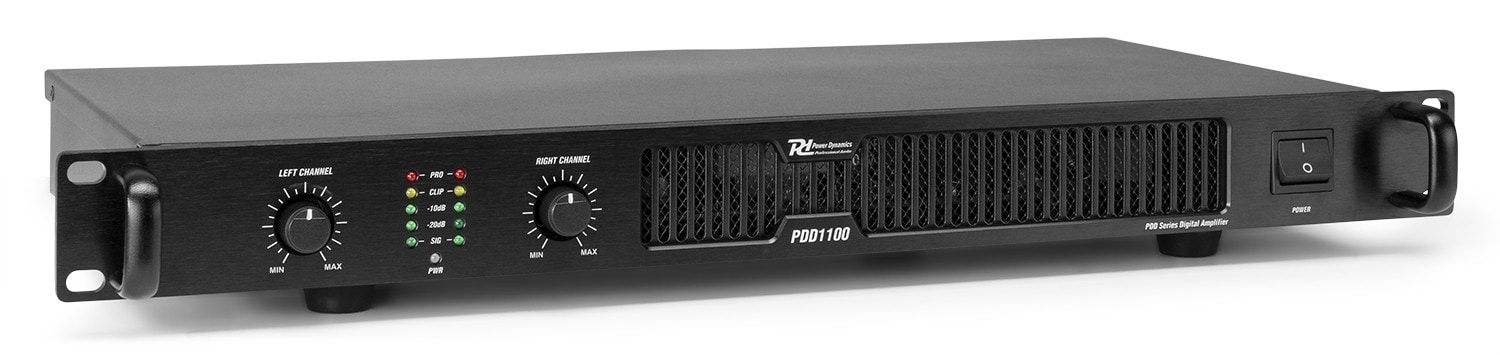 Power Dynamics PDD1100 Digital Pro förstärkare, 2 x 550w