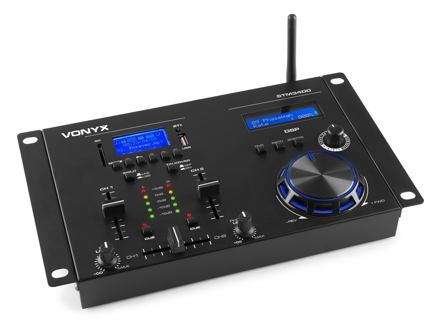 Vonyx STM3400 2-ch Mixer med Scratch