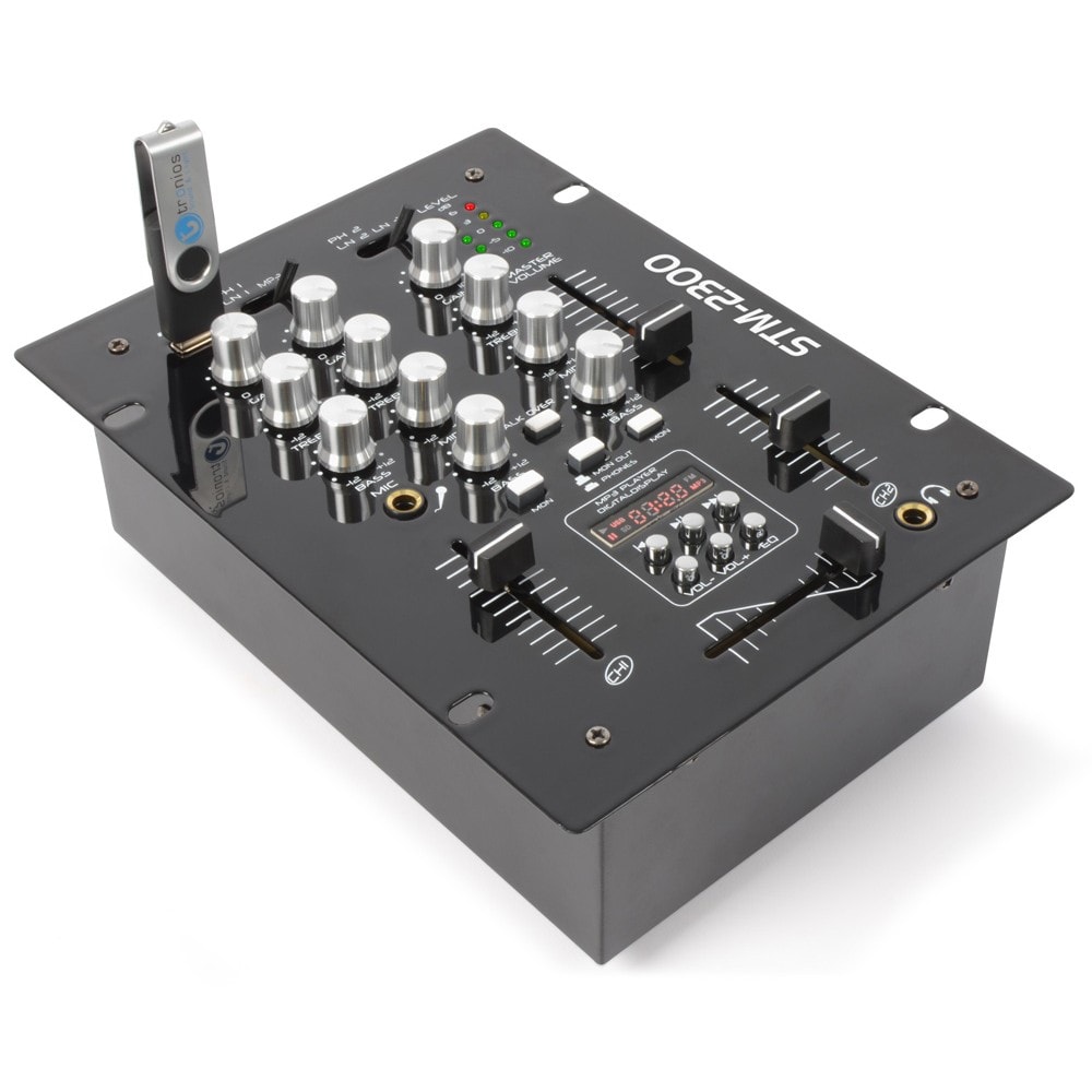 Vonyx STM-2300 Mixer 2 kanaler, MP3
