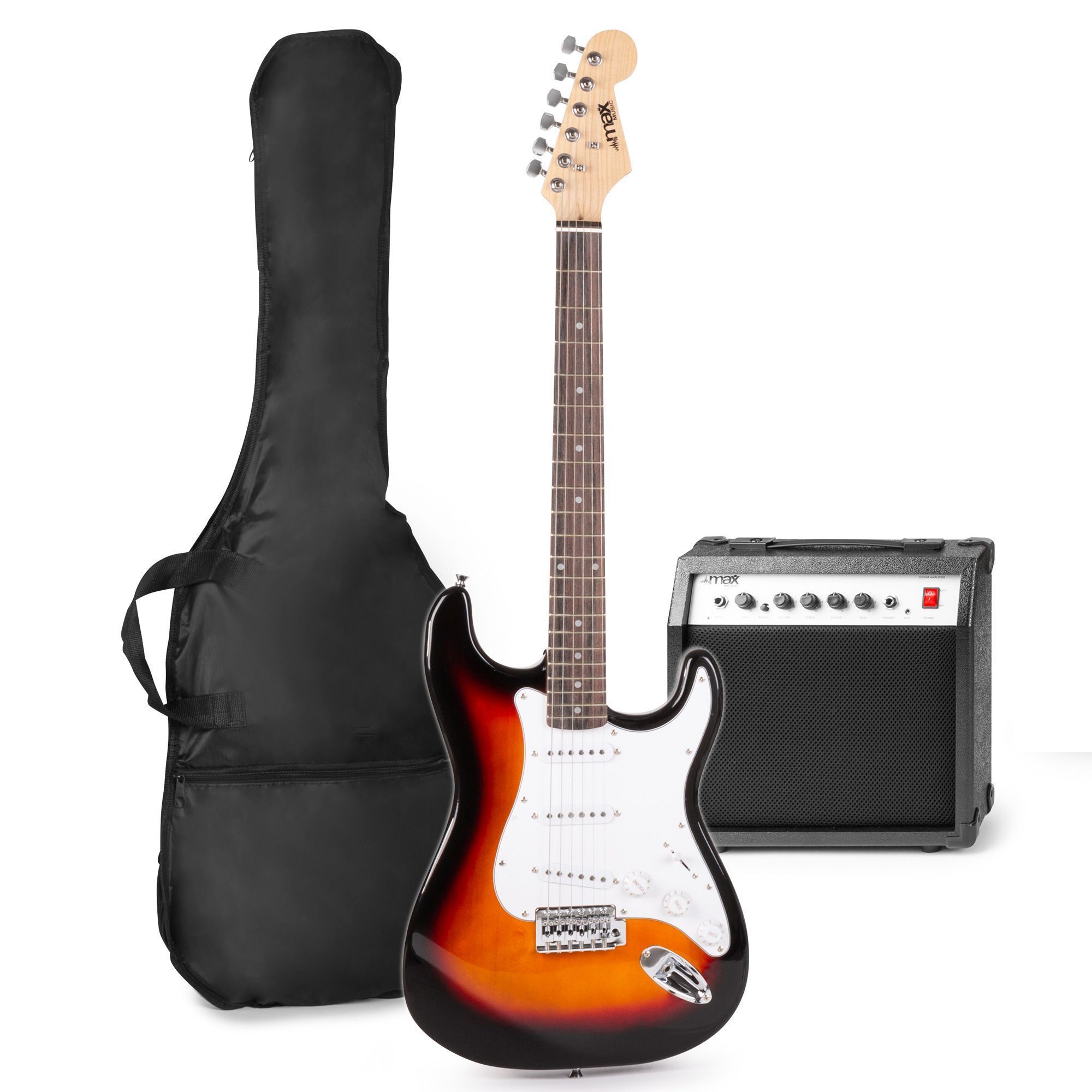 MAXMusic GigKit Elektriskt Gitarr set, Sunburst