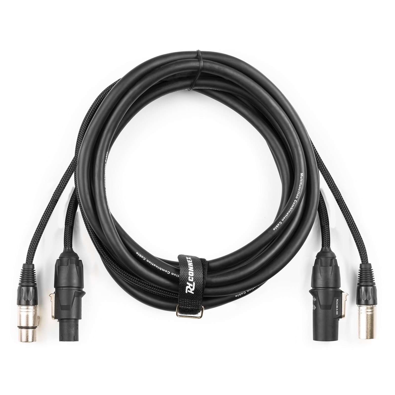 PD Connex CX07-5 Combi Kabel Strömkontakt TR - XLR M / Strömkontakt TR - XLR F 5m