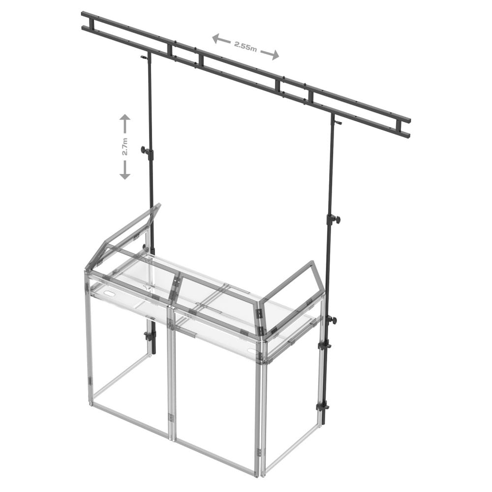 Vonyx DB3L Lightbridge till DB3, 2,7m, väska