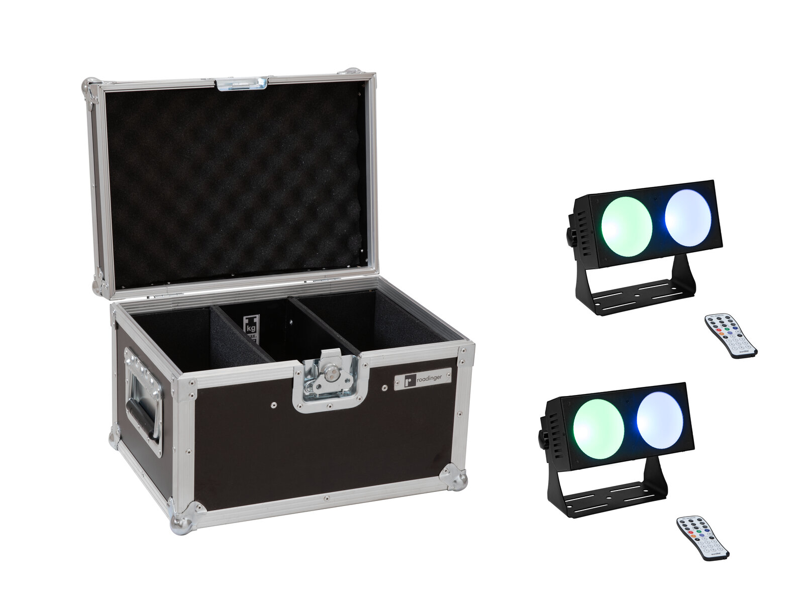 EUROLITE Set 2x LED CBB-2 COB RGB Bar + Case