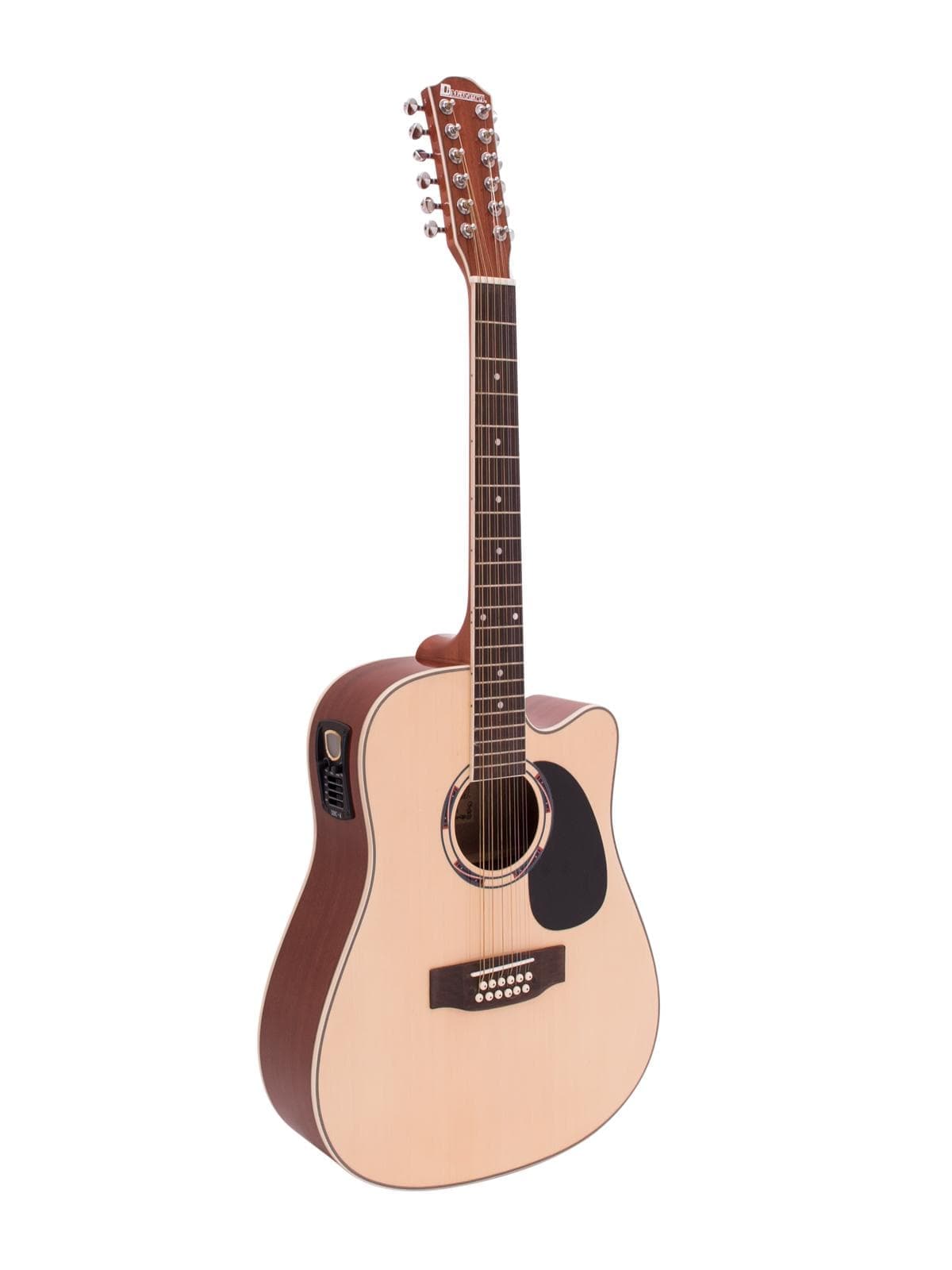 DIMAVERY DR-612 Western guitar 12-string, nature