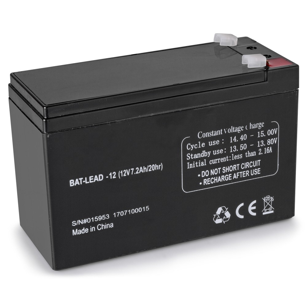 Blybatteri batteri 12V-7,2A till SPJ/AP högtalare