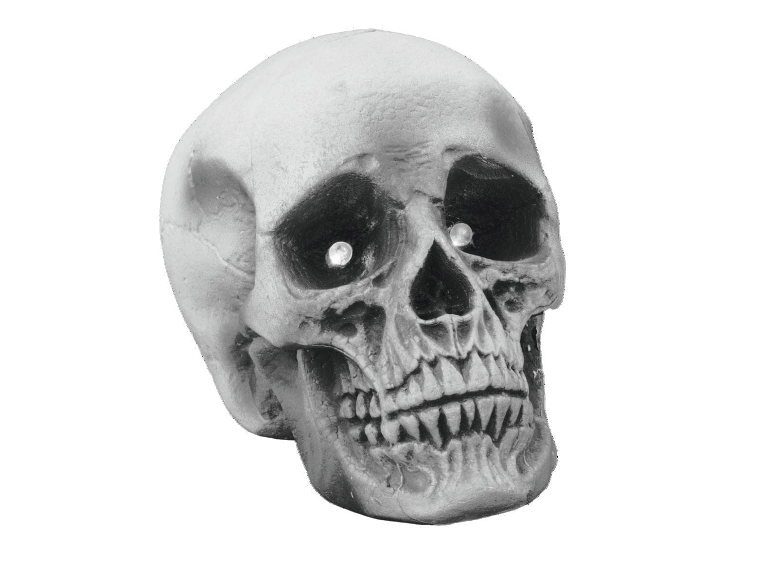EUROPALMS Halloween skull 21x15x15cm LED