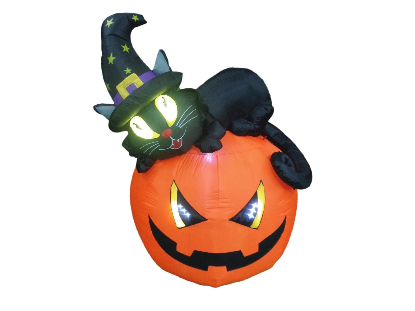 EUROPALMS Inflatable Figure Witch pumpkin, 150cm