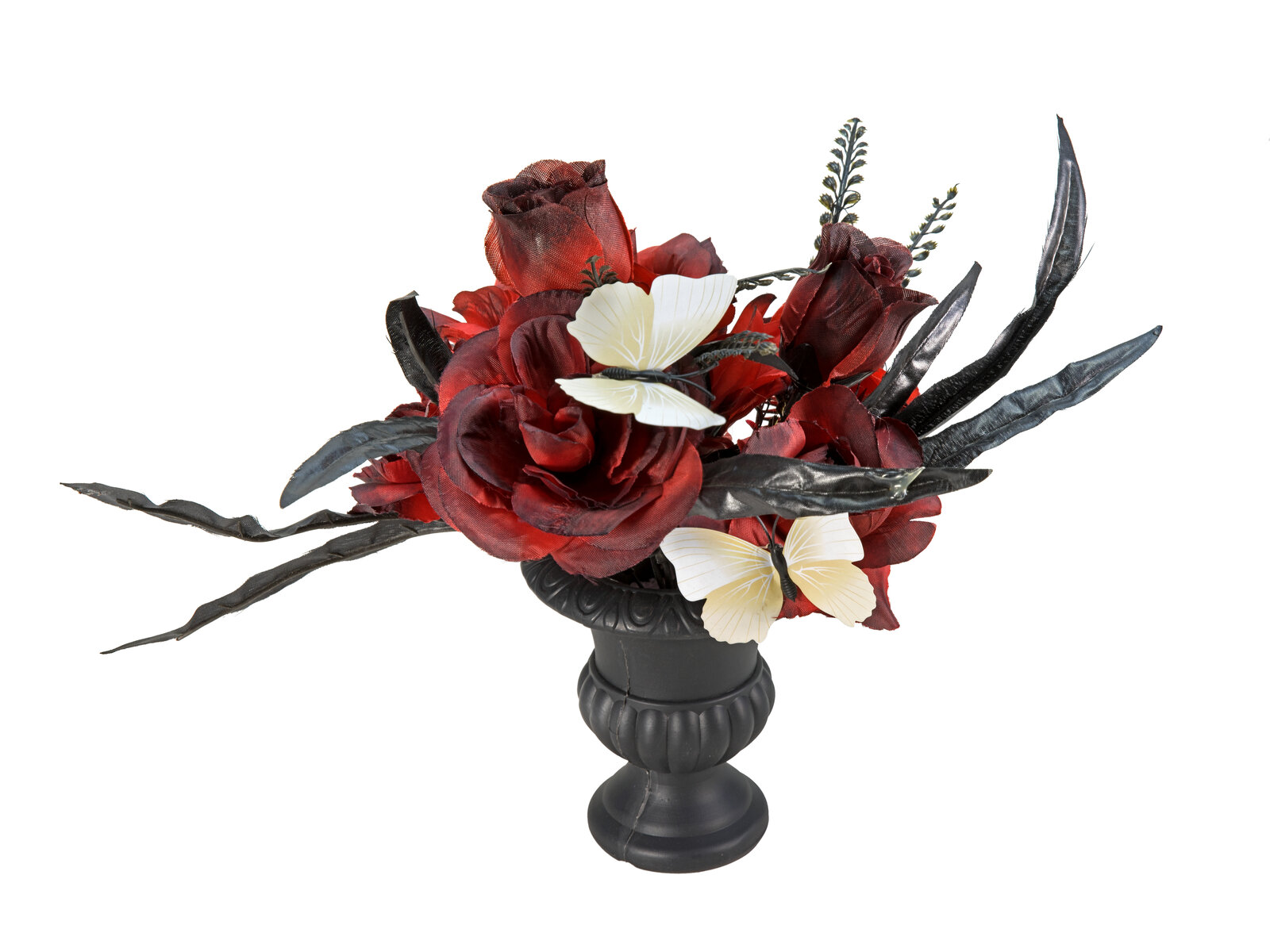 EUROPALMS Halloween Table Deco, Roses, 28cm