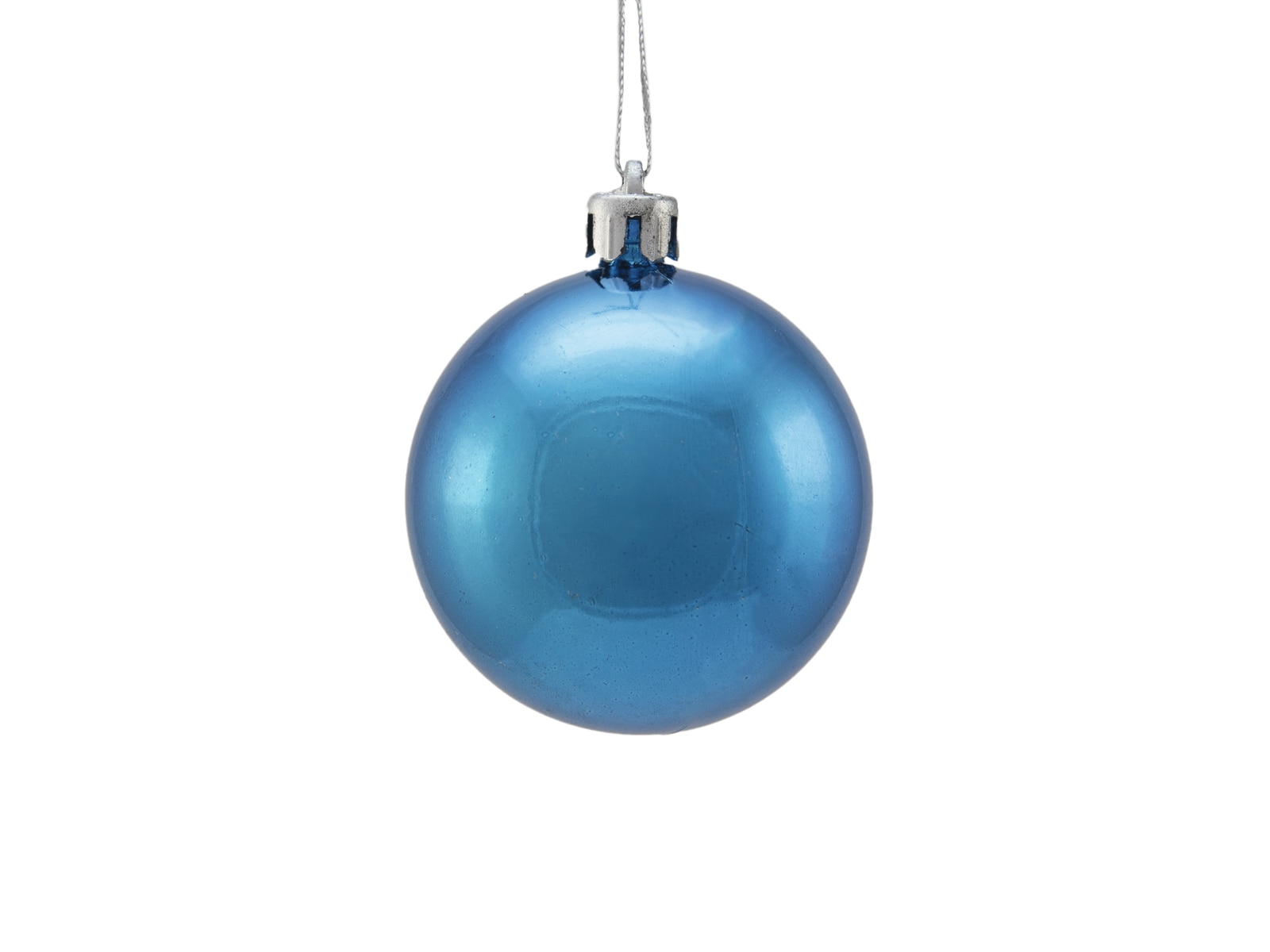 EUROPALMS Deco Ball 6cm, blue, metallic 6x