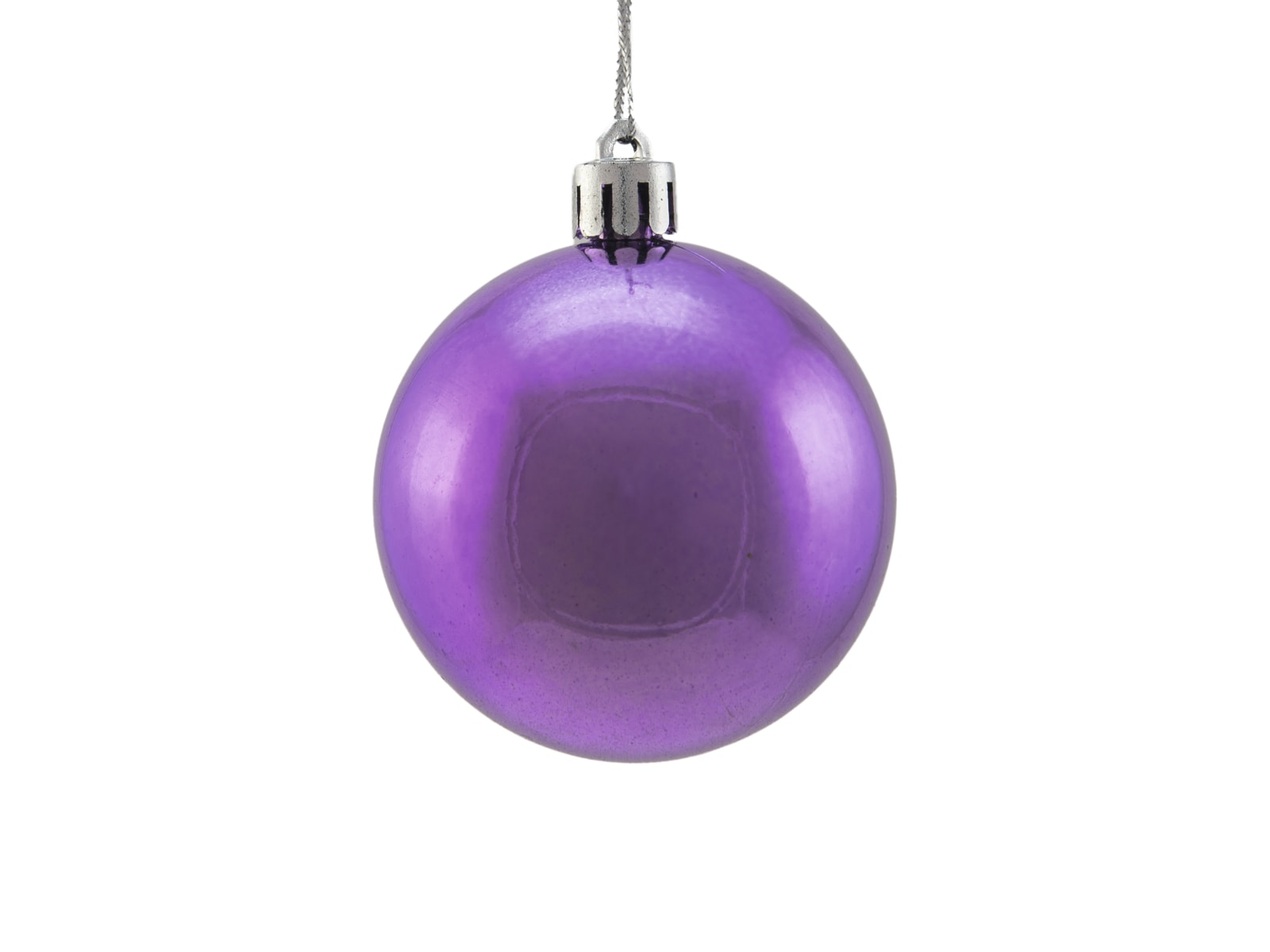 EUROPALMS Deco Ball 6cm, purple, metallic 6x