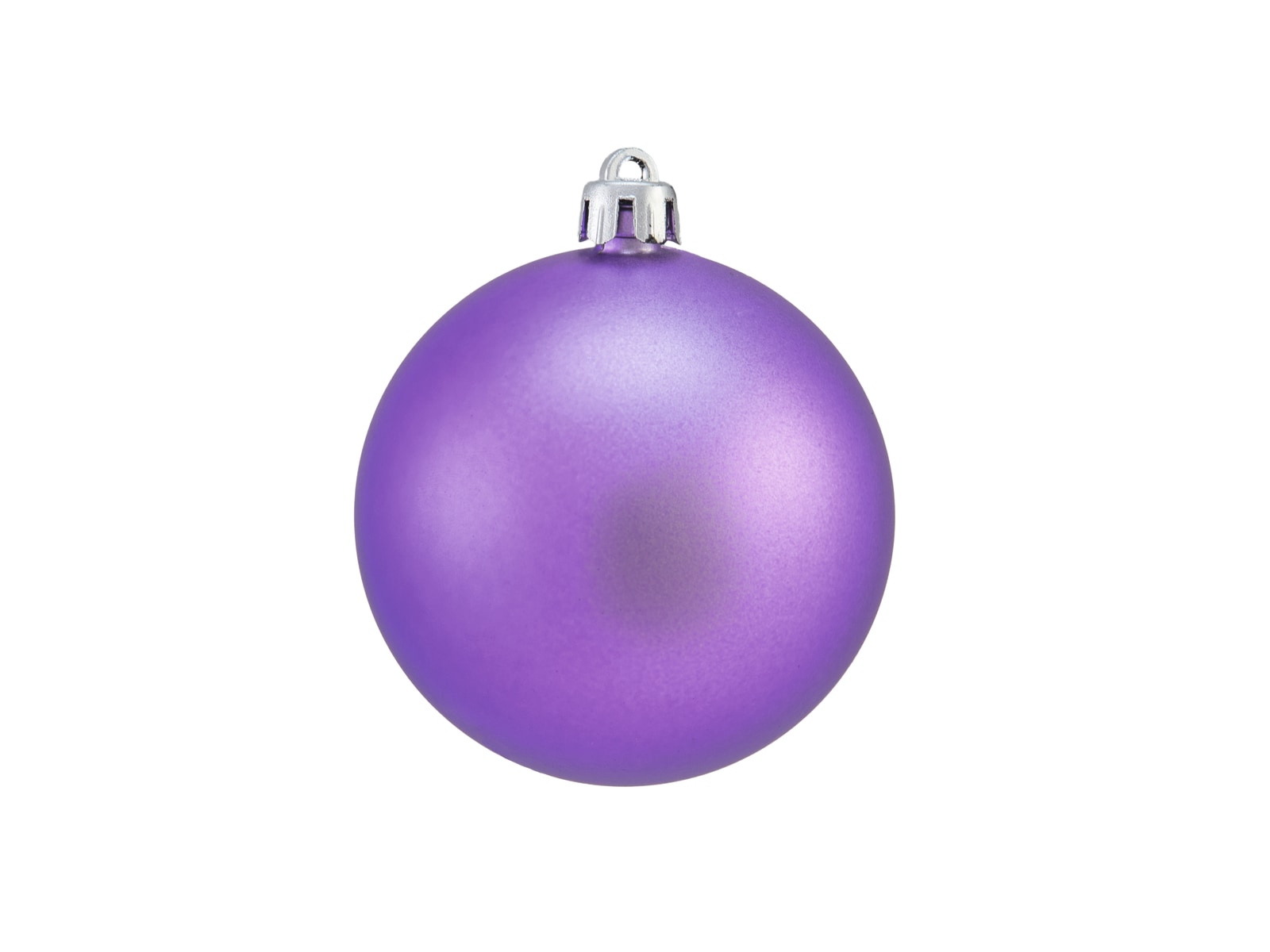 EUROPALMS Deco Ball 7cm, purple, matt 6x