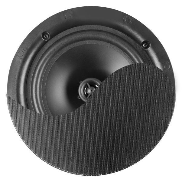 Power Dynamics NCSP8B lågprofil 100V takhögtalare 8" - 40W - Svart