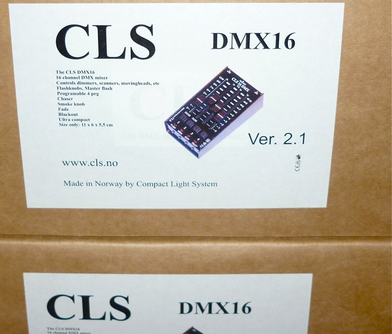 Ljusmixer CLS-16 DMX512