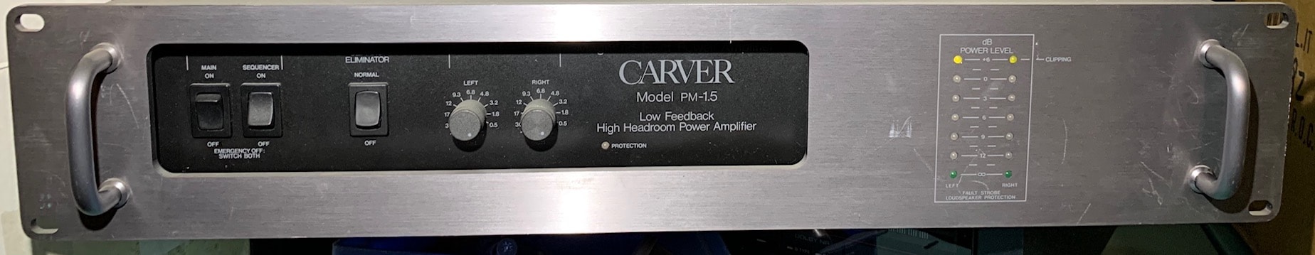 Carver USA slutsteg Modell 1.5