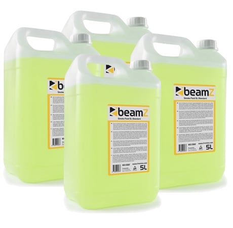 4-pack BeamZ Smokefluid 5L Standard Yellow