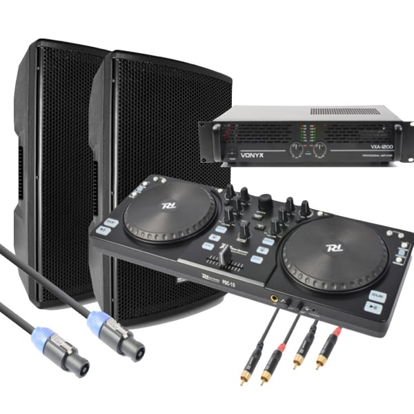 Ljudpaket Power Dynamics PD410P Passivt DJ-set