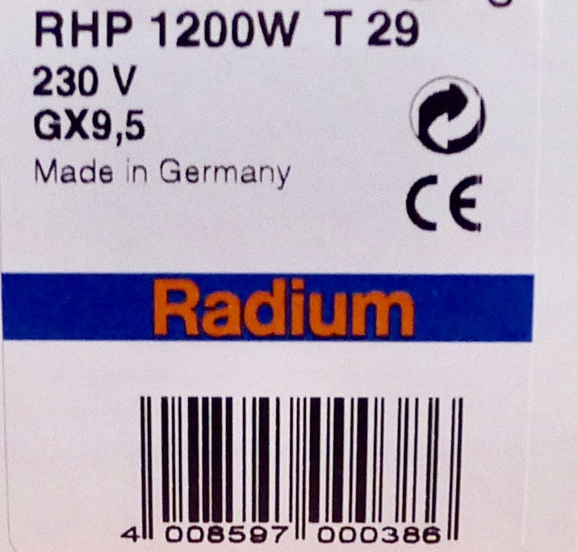 RHP 1200W/T29/230/GX9,5