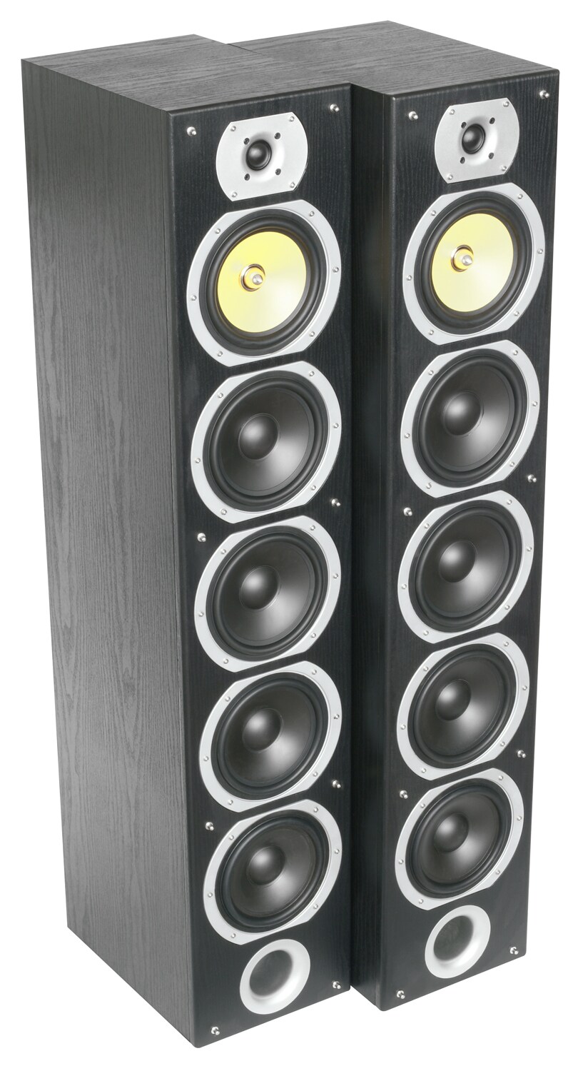 Fenton SHFT57 HiFi Tower Speakers and Stereo Amplifier Bluetooth MP3