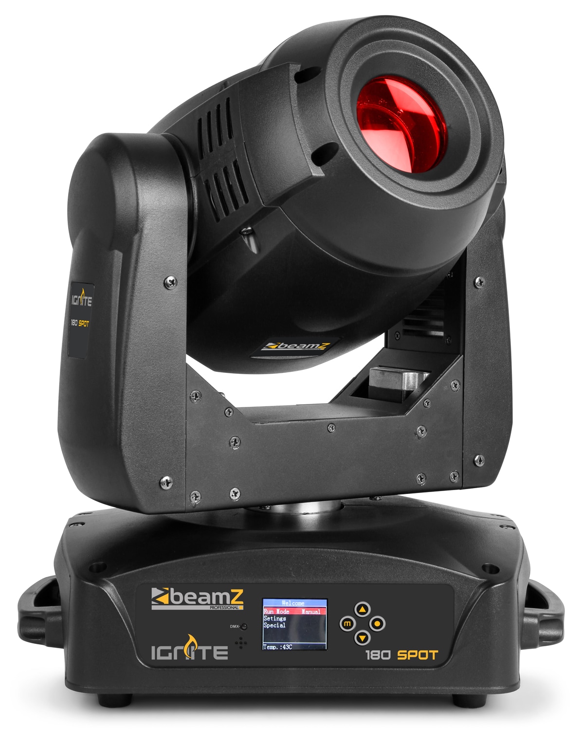 BeamZ Athena batteri disco laser med 2 gobo lasrar och multicolor LED