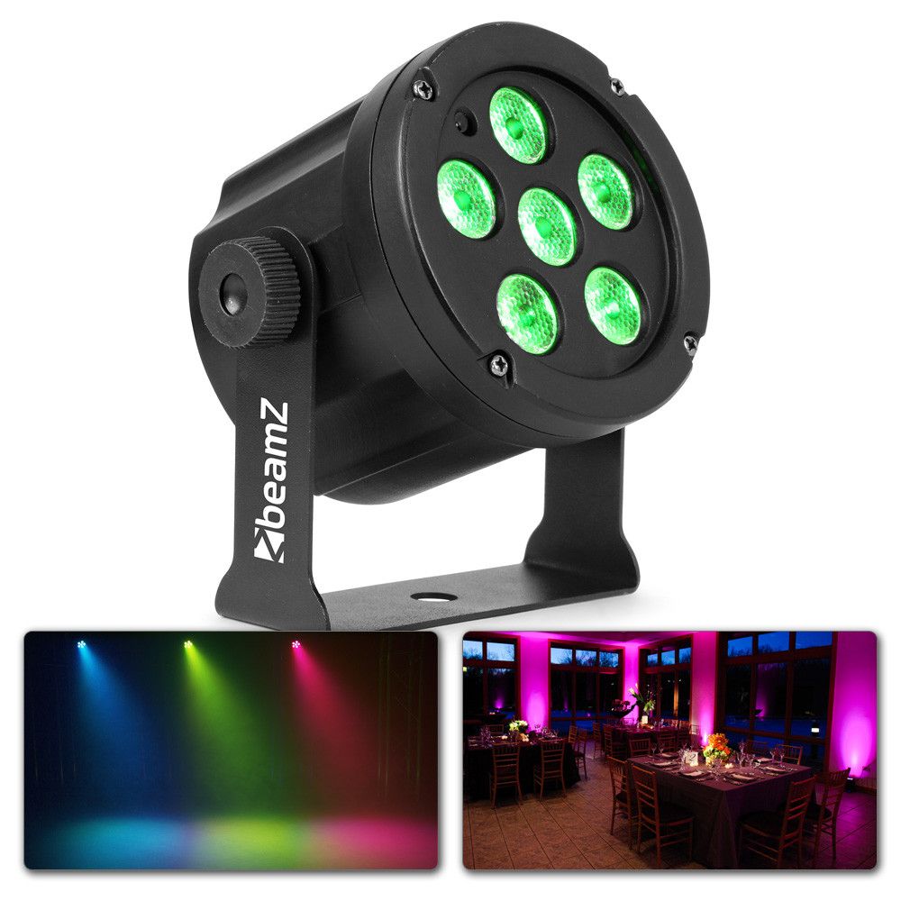 BeamZ SlimPar30  6 x 3W 3 i 1, Rgb, Ir