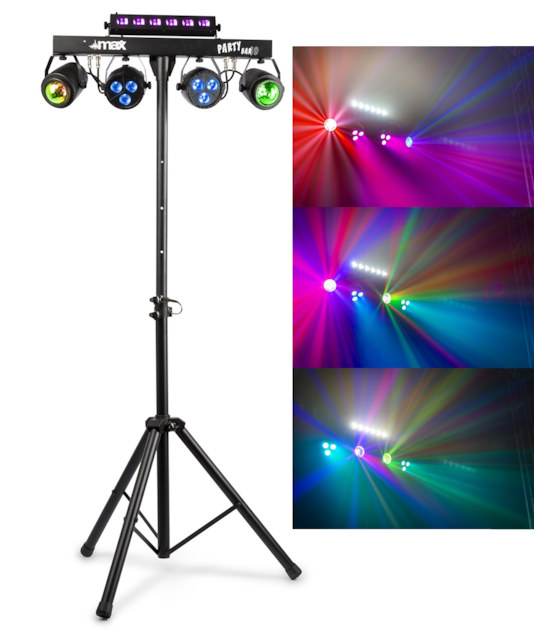 MAX PartyBar10 2xJellym.2xPAR3LED 6xLED