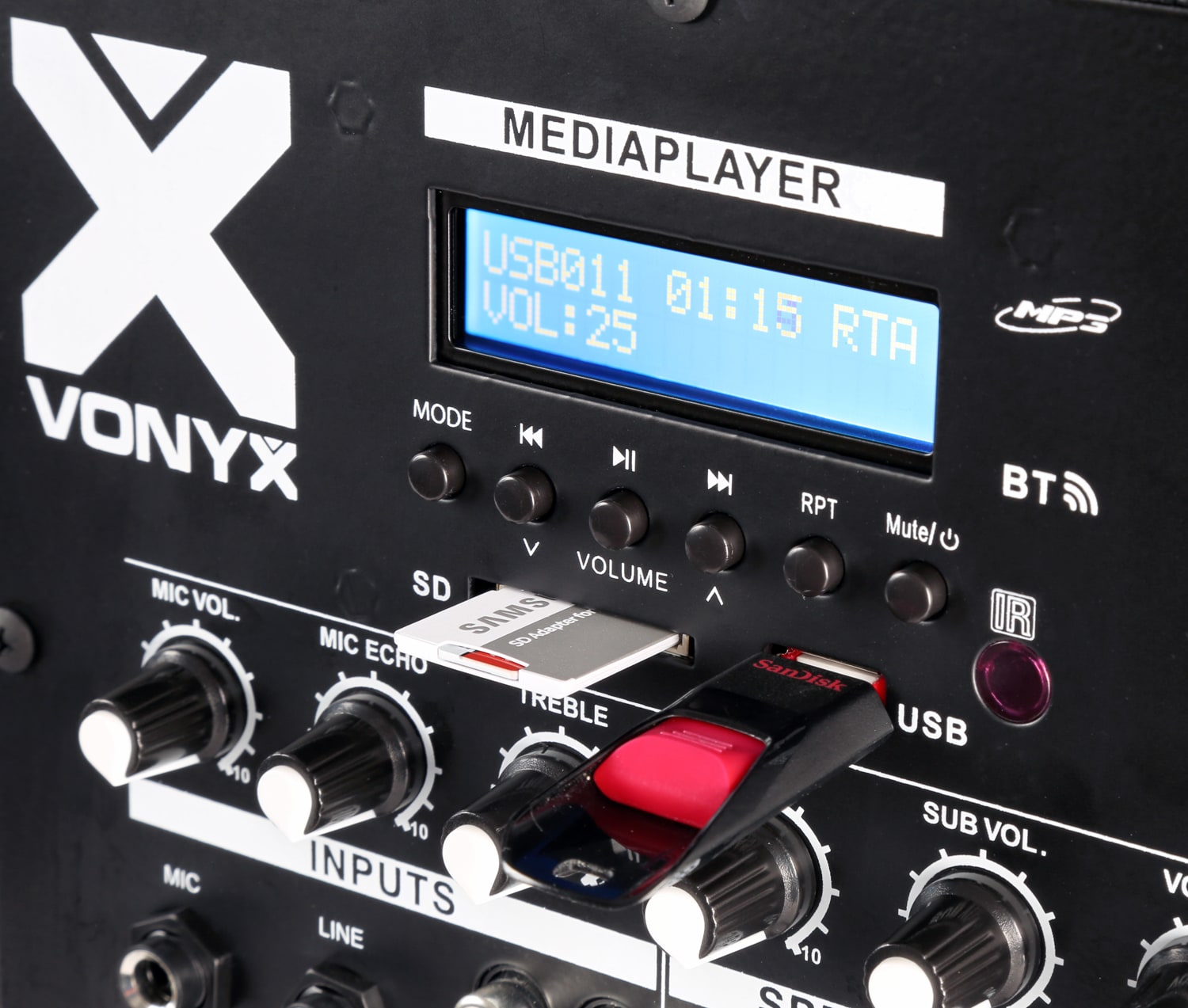 Vonyx actieve 2.1 complete geluidsinstallatie - 3200W
