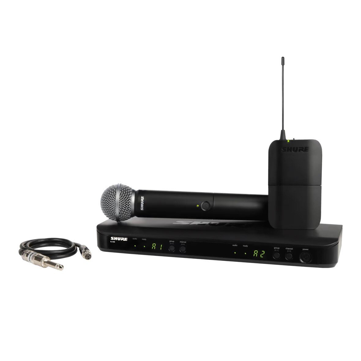 Shure BLX1288 combo med SM58 och WA302 (S8)(823-832MHz)